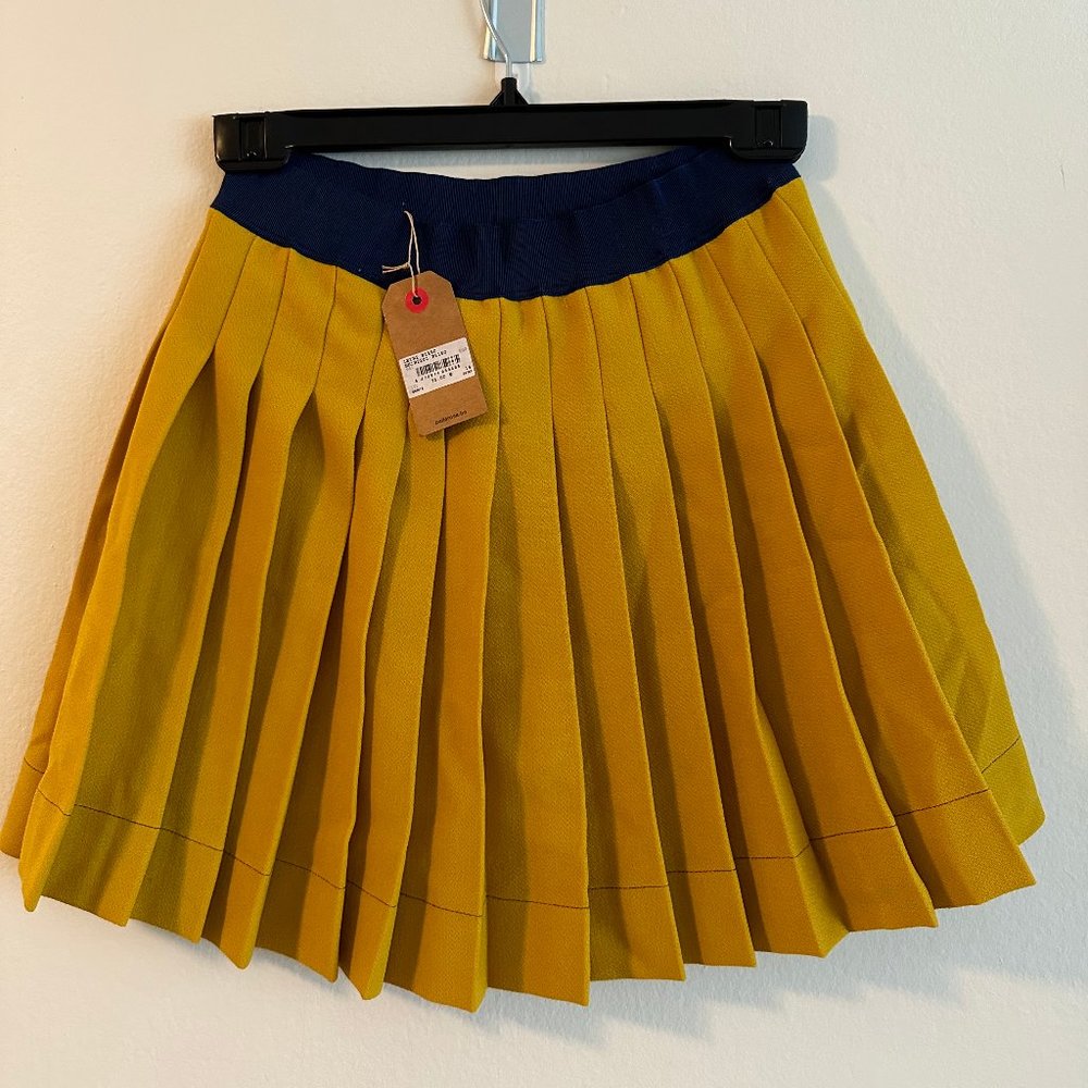 Girls Belle Rose Mustard Skirt